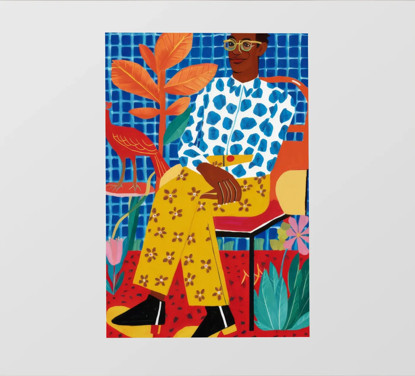 Patterned Peace Room pellicola backlit da Arcane Shade