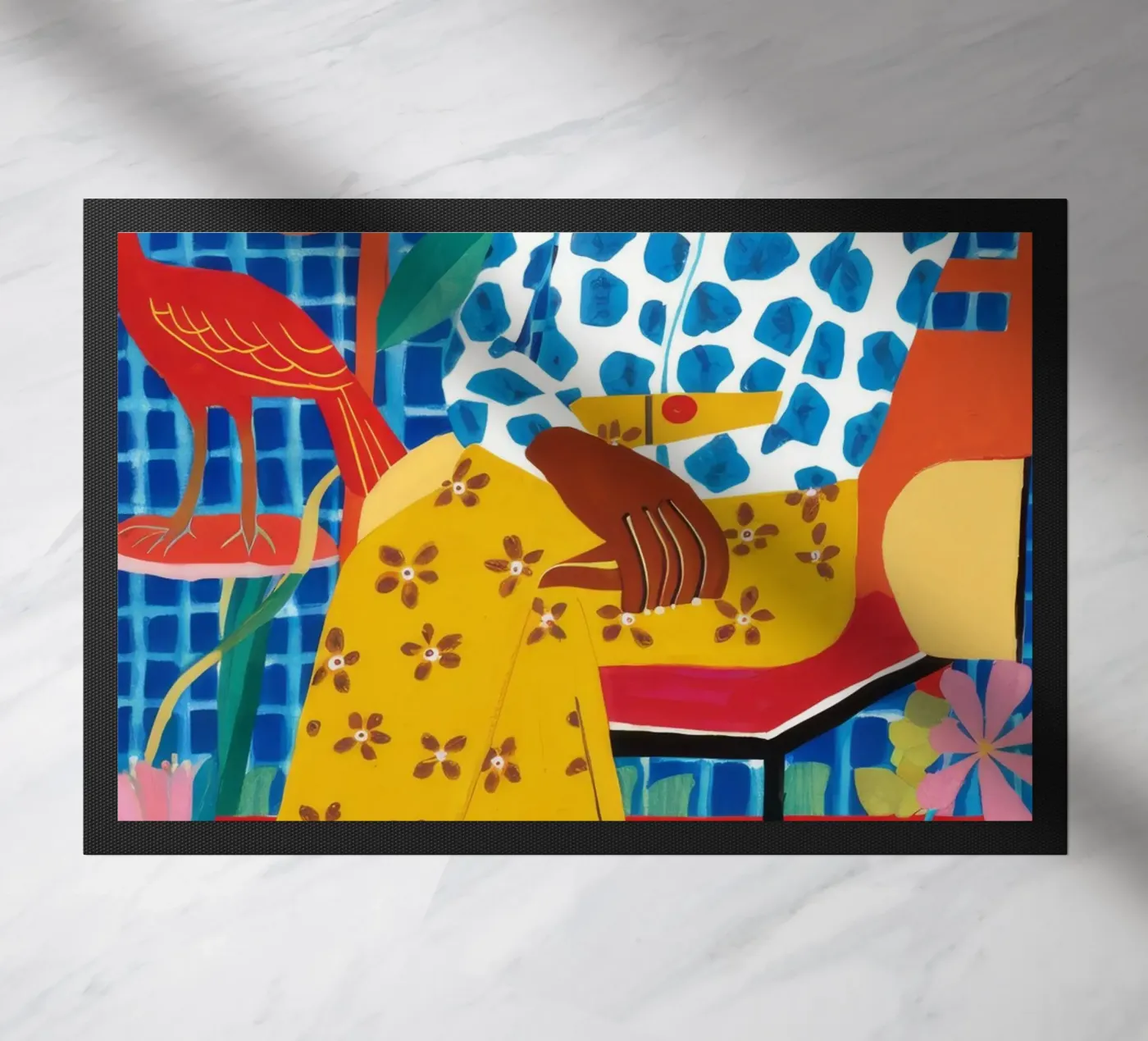 Patterned Peace Room deurmat van Arcane Shade