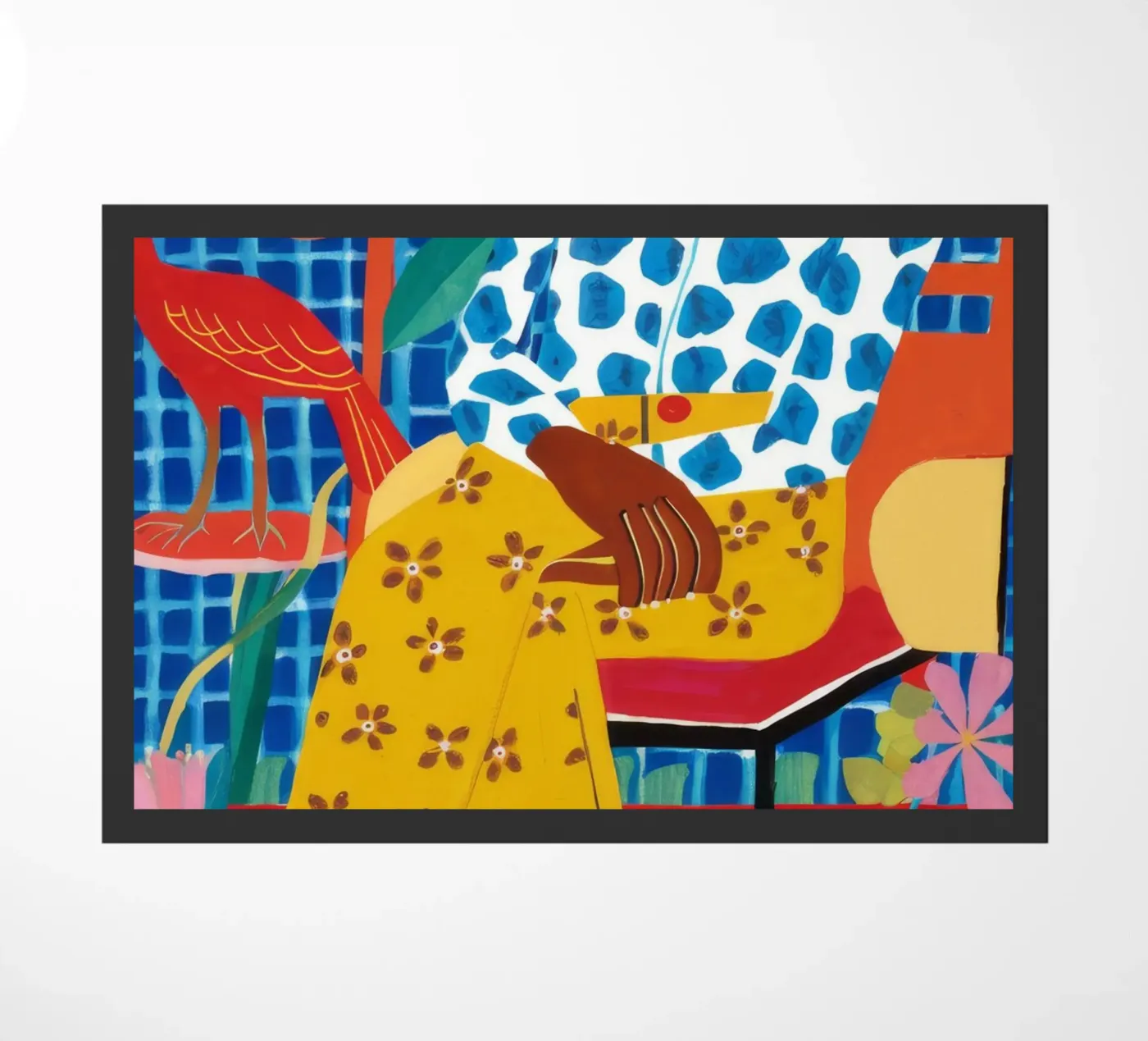 Patterned Peace Room deurmat van Arcane Shade