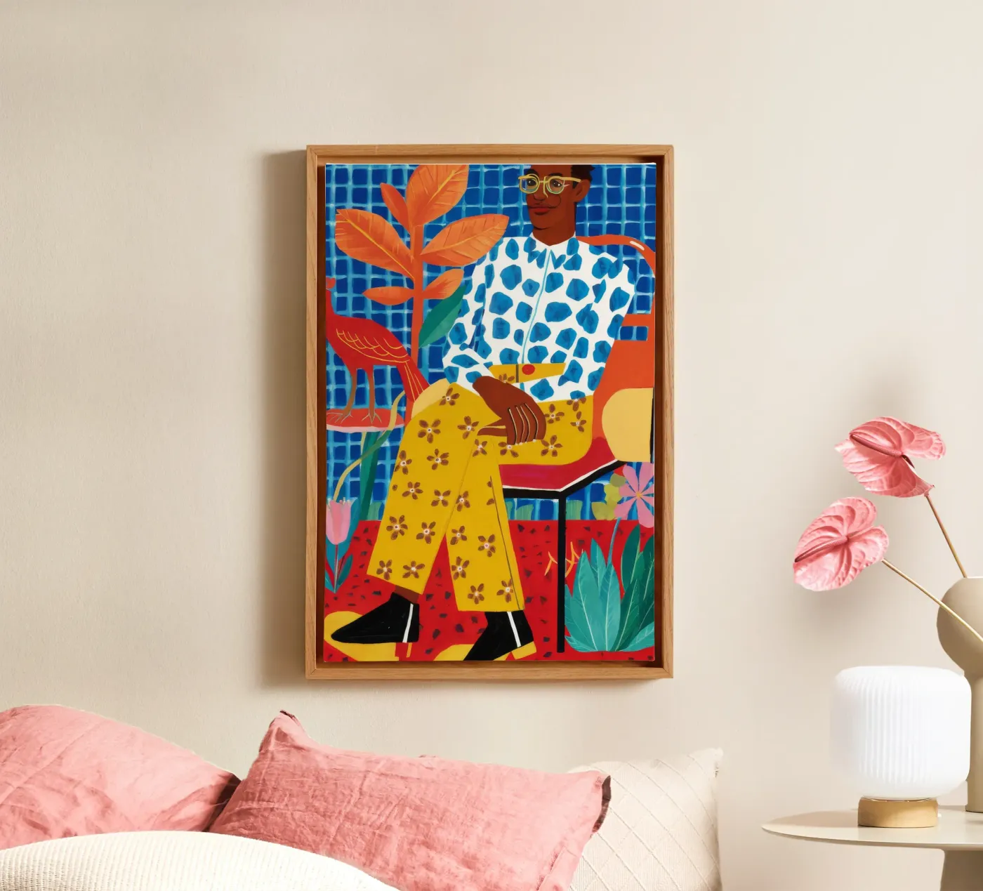 Patterned Peace Room canvas by Arcane Shade