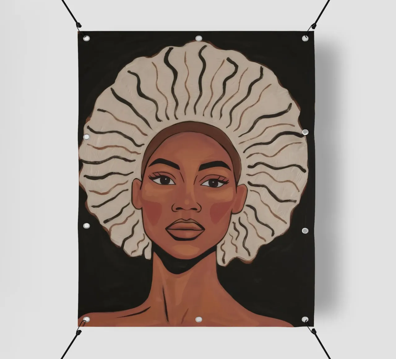 Radiosità dell'aura della regina telo in pvc da Arcane Shade