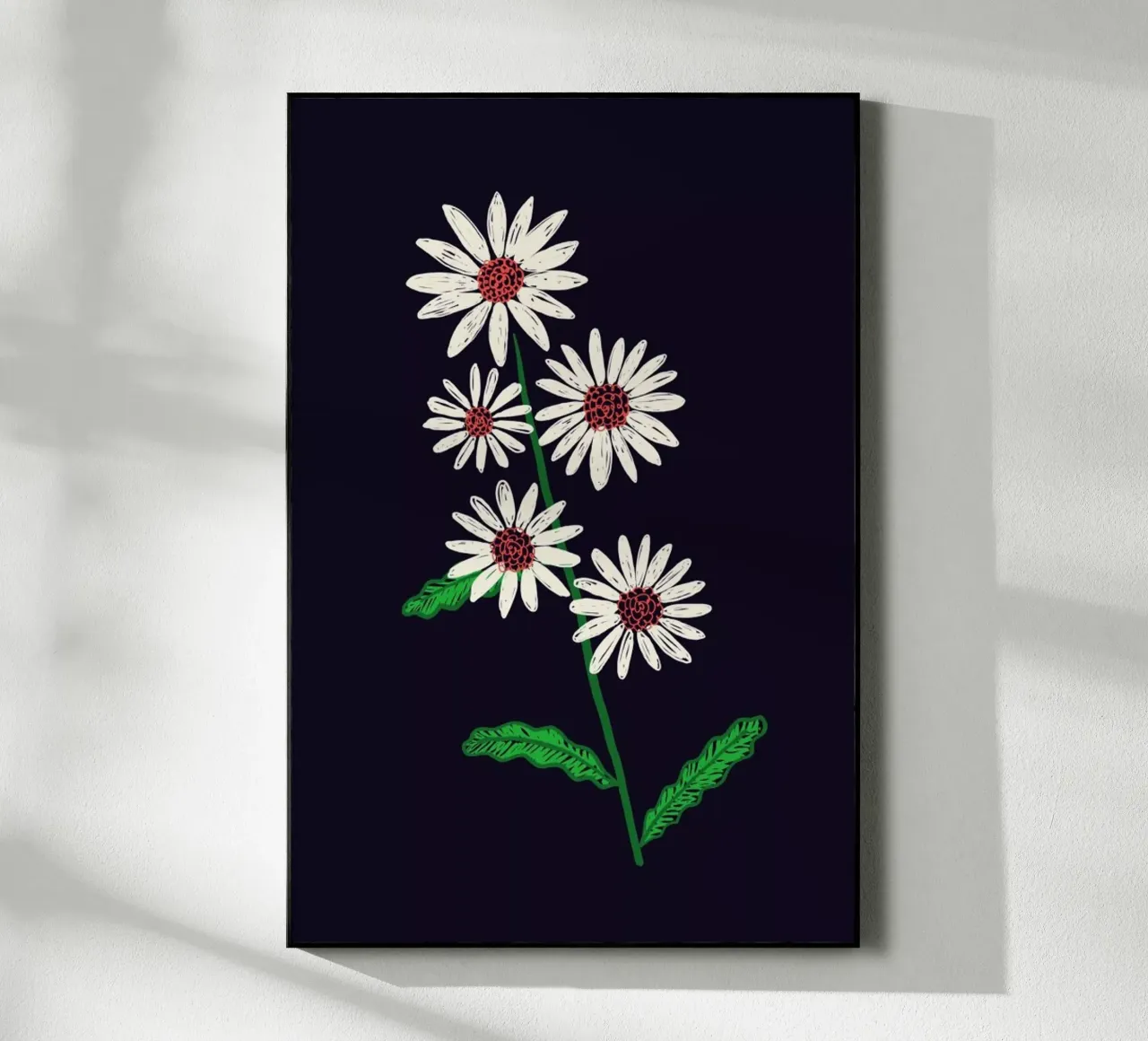 White Wildflowers plexiglass da Pure