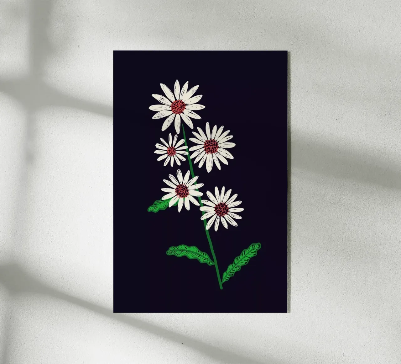 White Wildflowers plexiglass da Pure
