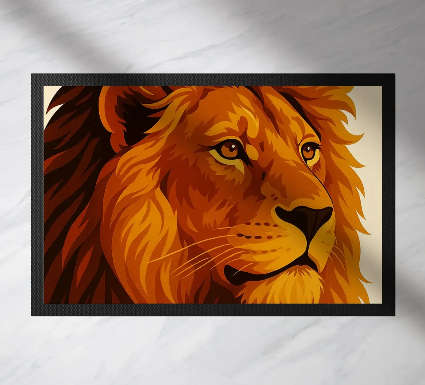 Lyon Face doormat by kukupuu