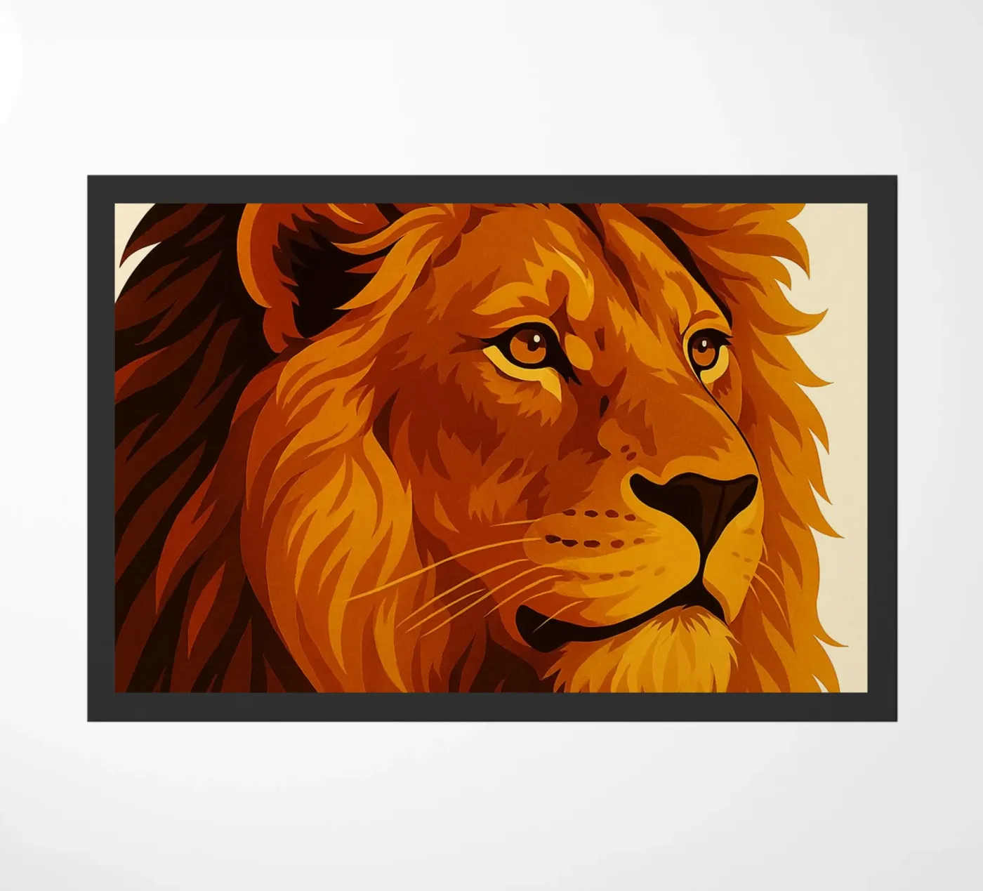 Lyon Face doormat by kukupuu