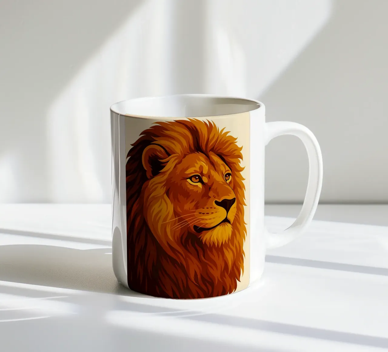 Volto di Lione tazza in ceramica da kukupuu