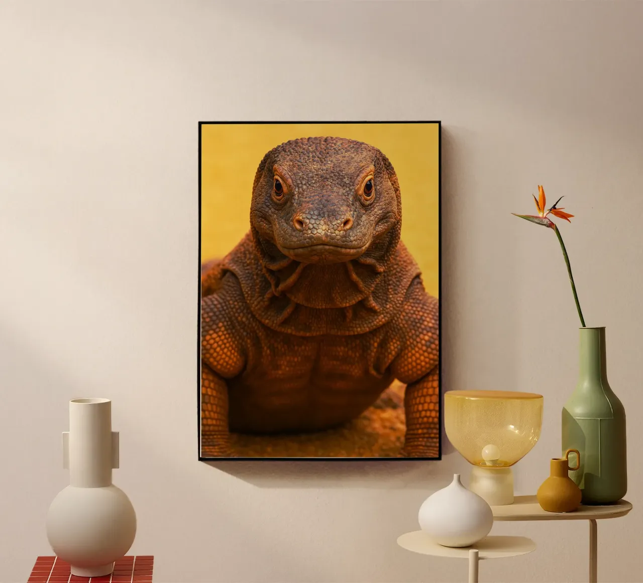 komodo Beautiful Face plexiglass da kukupuu