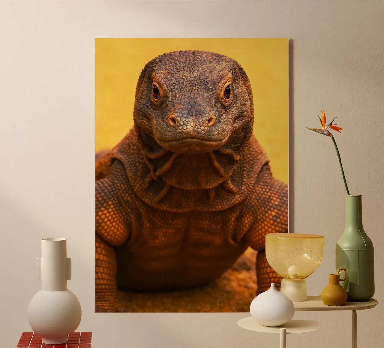 komodo Beautiful Face plexiglass da kukupuu