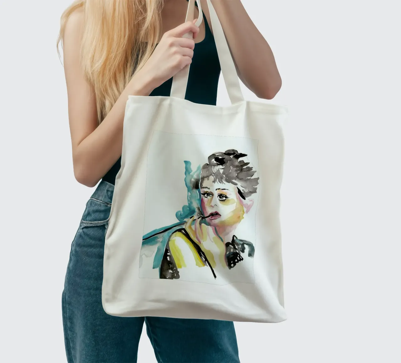Audrey Is The Prize borsa in juta da Victoria Verbaan