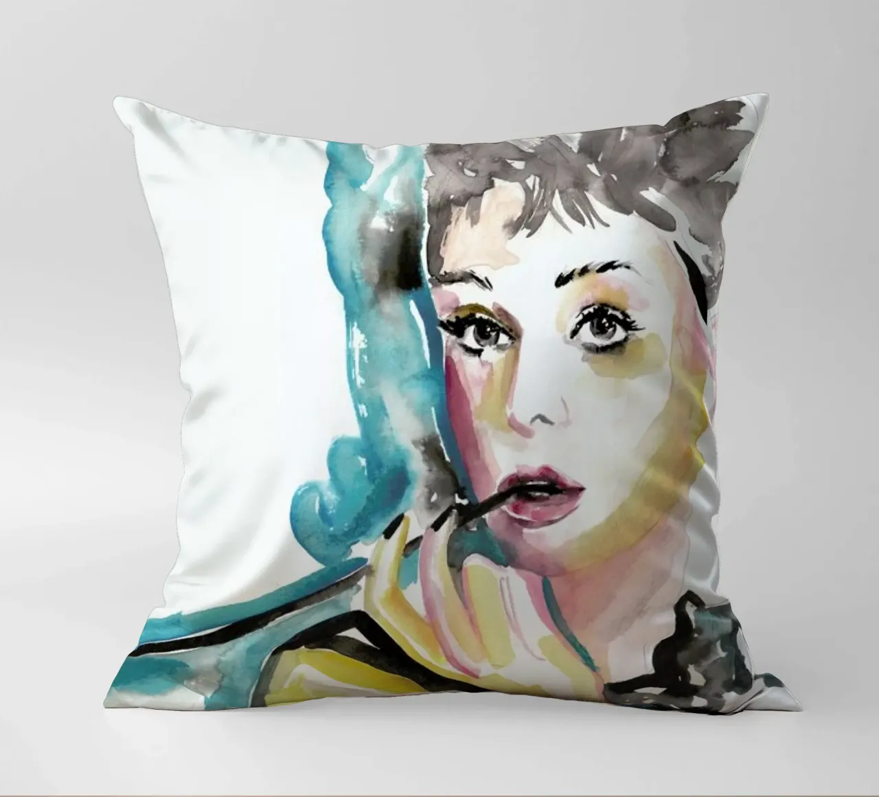 Audrey Is The Prize cuscino da Victoria Verbaan