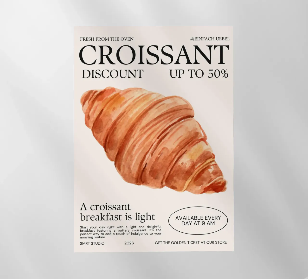 CROISSANT pellicola backlit da Einfach Uebel