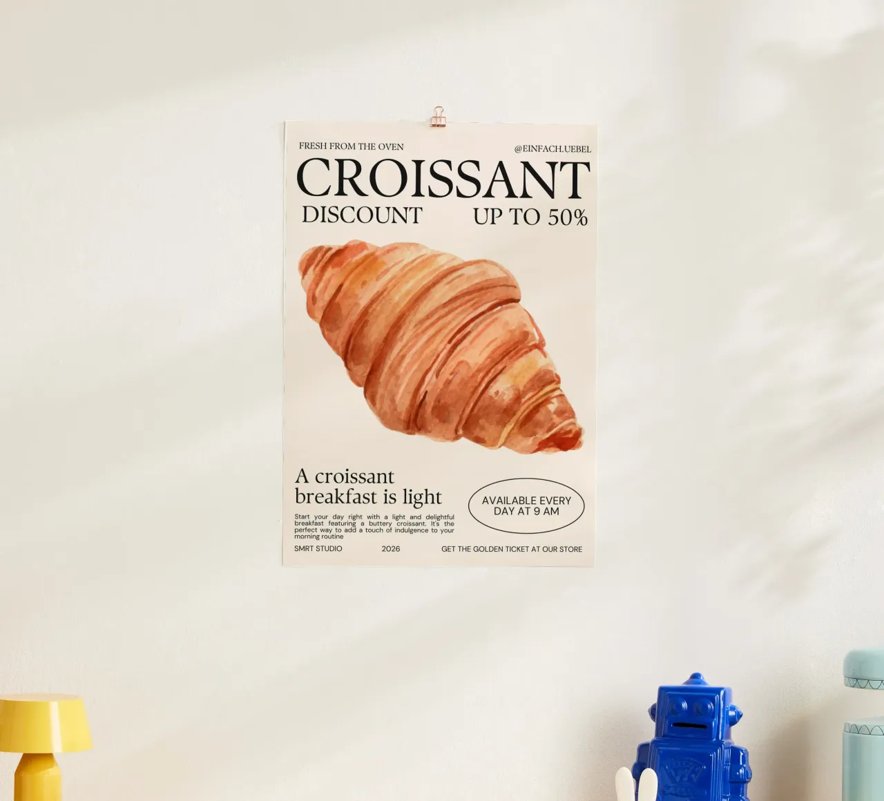 CROISSANT poster da Einfach Uebel