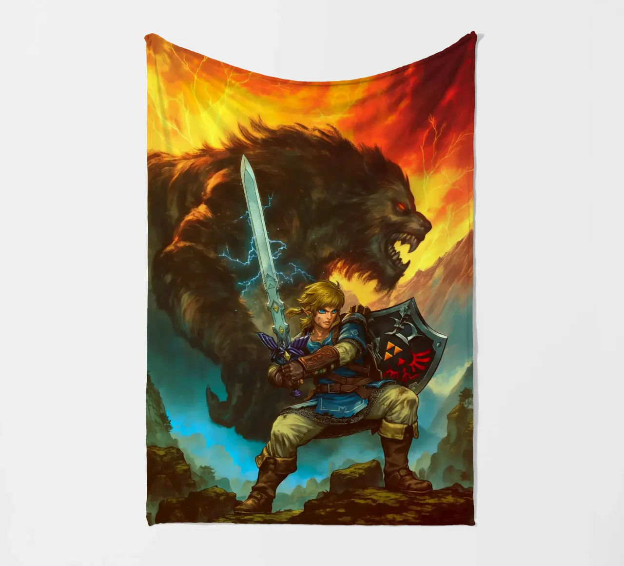 Link La leggenda di Zelda coperta in pile da Fleur de Lys