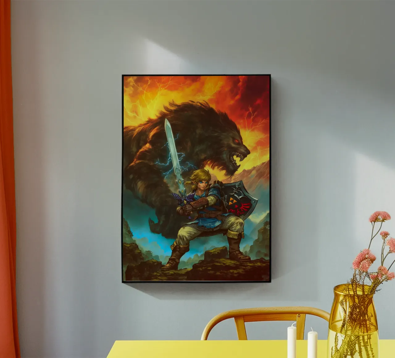Link La leyenda de Zelda metacrilato de Fleur de Lys