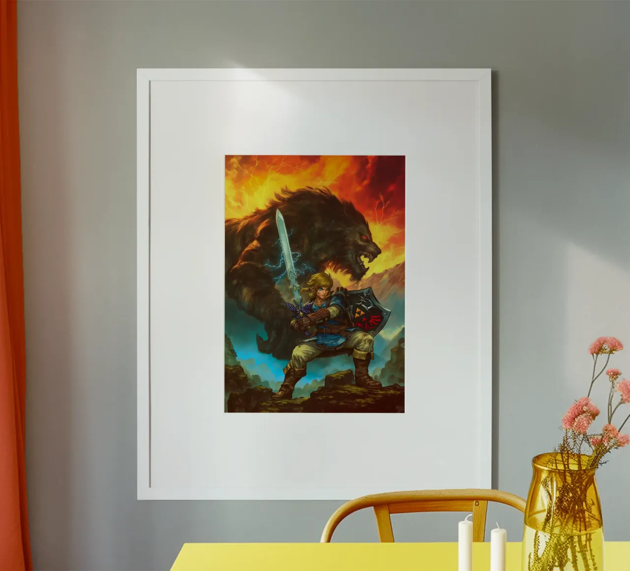 Link The Legend of Zelda hahnemühle by Fleur de Lys