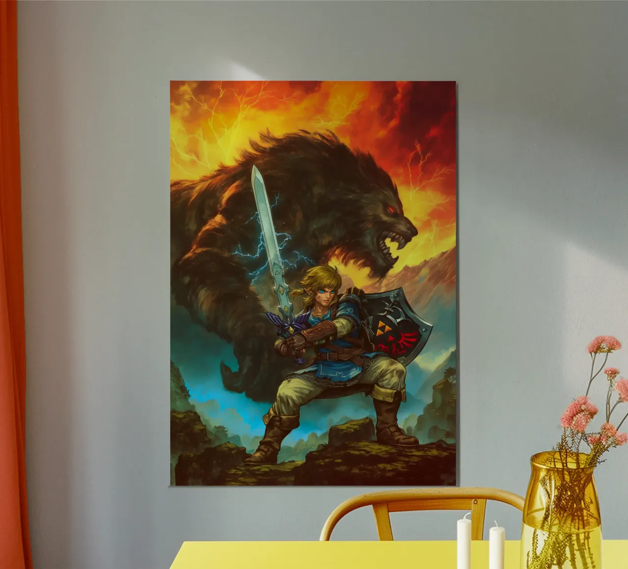Link The Legend of Zelda hahnemühle by Fleur de Lys