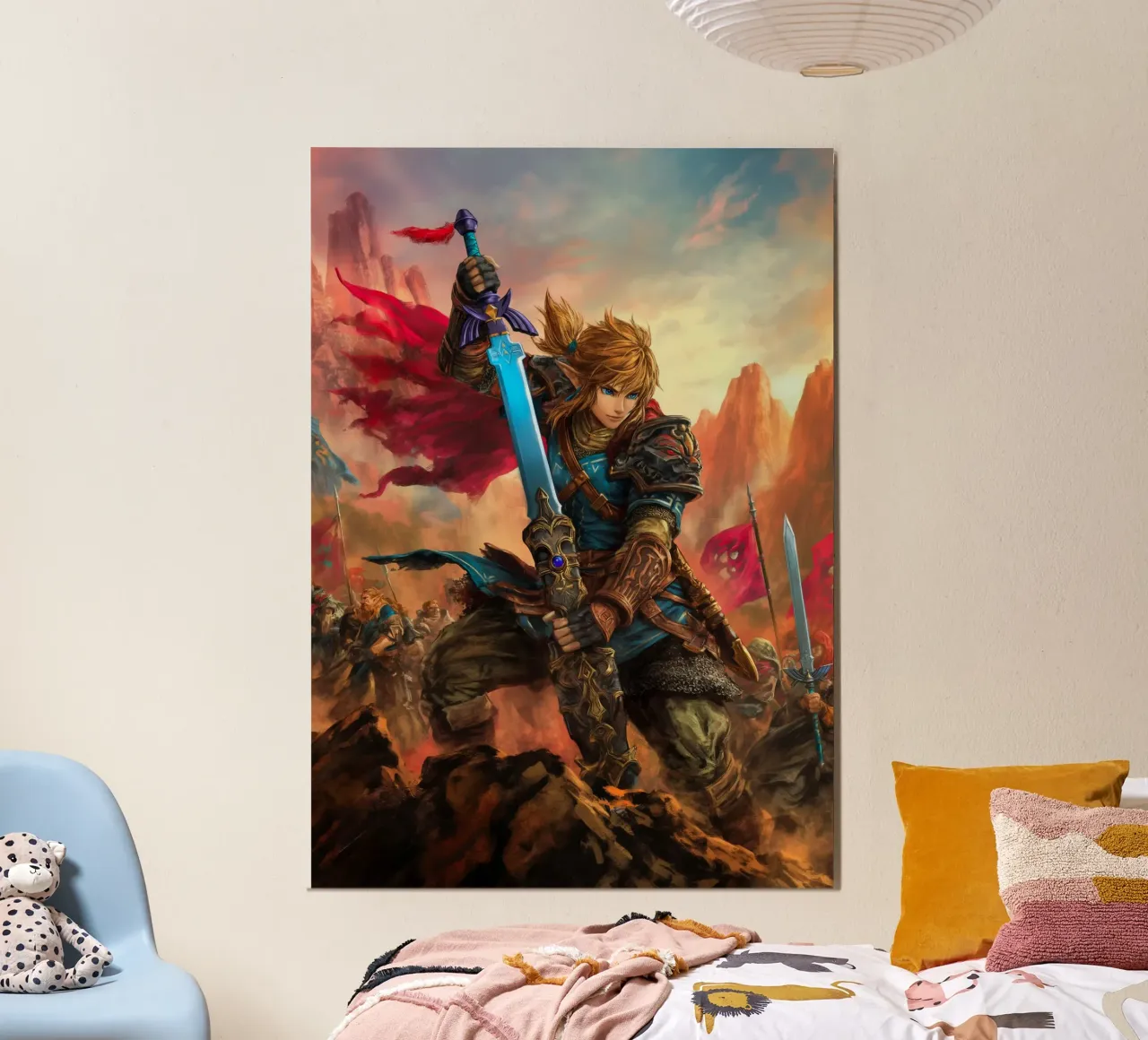 Link La leggenda di Zelda alluminio dibond da Fleur de Lys