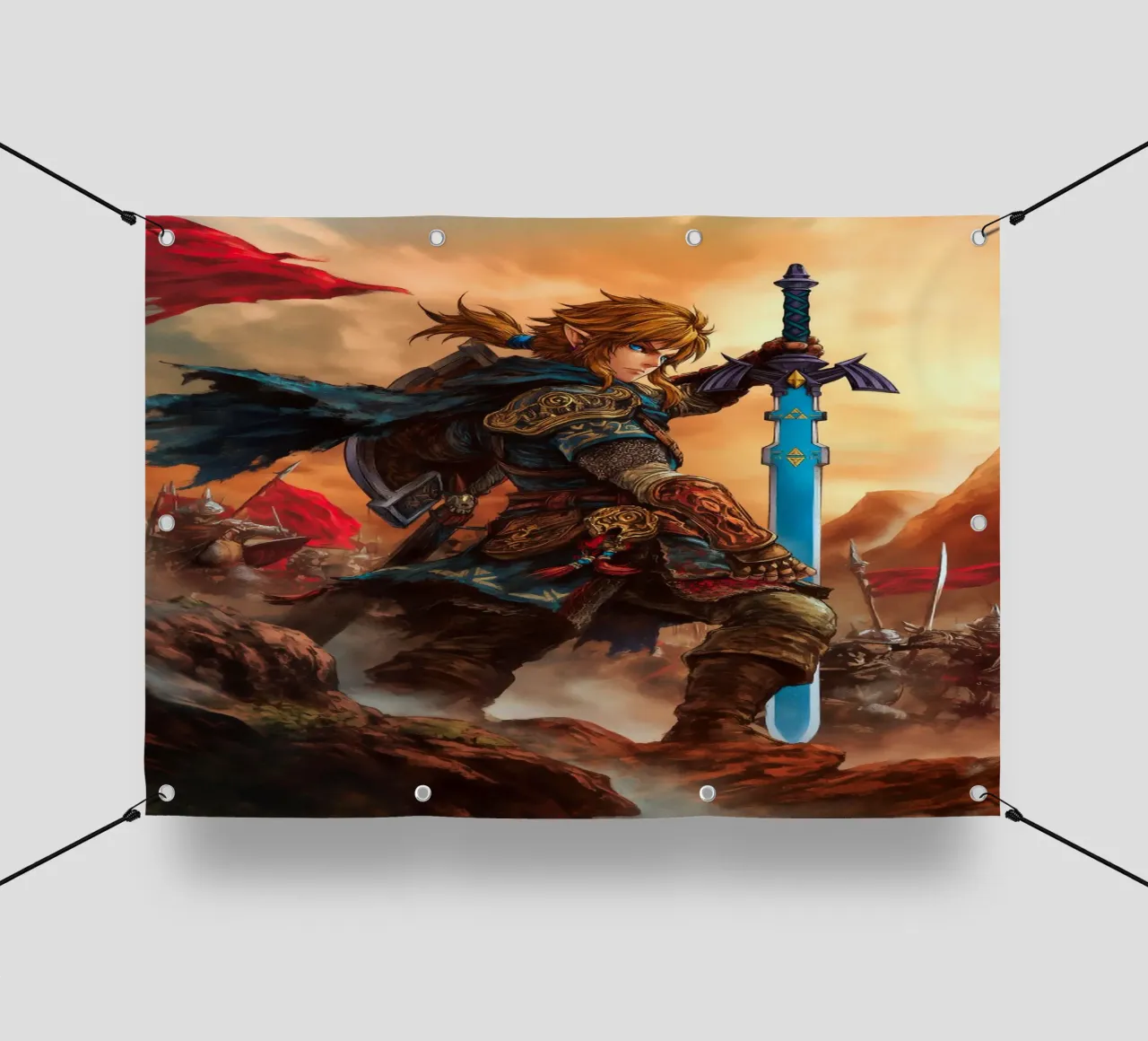 Link La leggenda di Zelda telo in pvc da Fleur de Lys