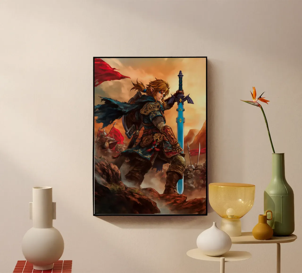 Link La leyenda de Zelda metacrilato de Fleur de Lys
