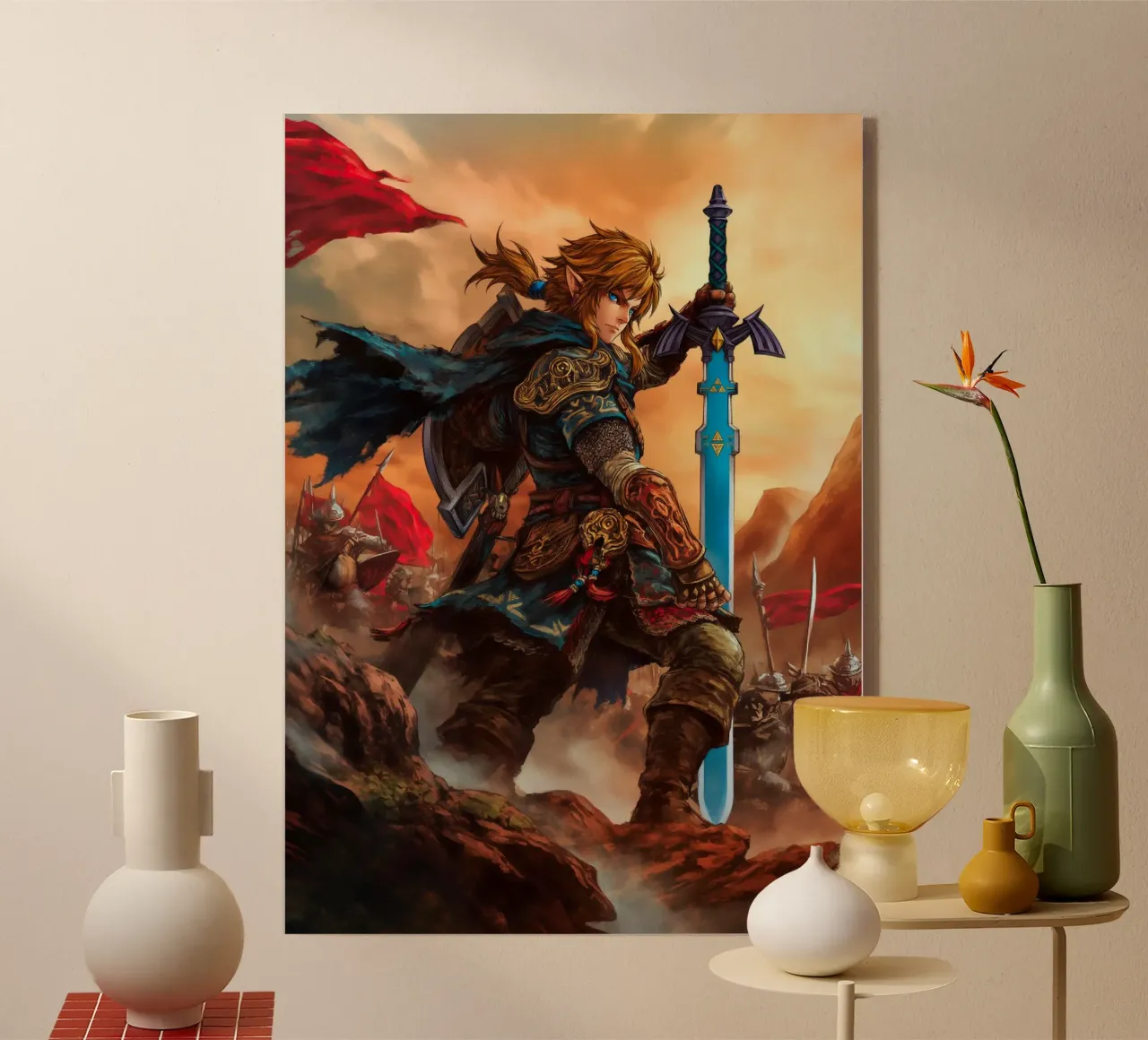 Link La leyenda de Zelda metacrilato de Fleur de Lys