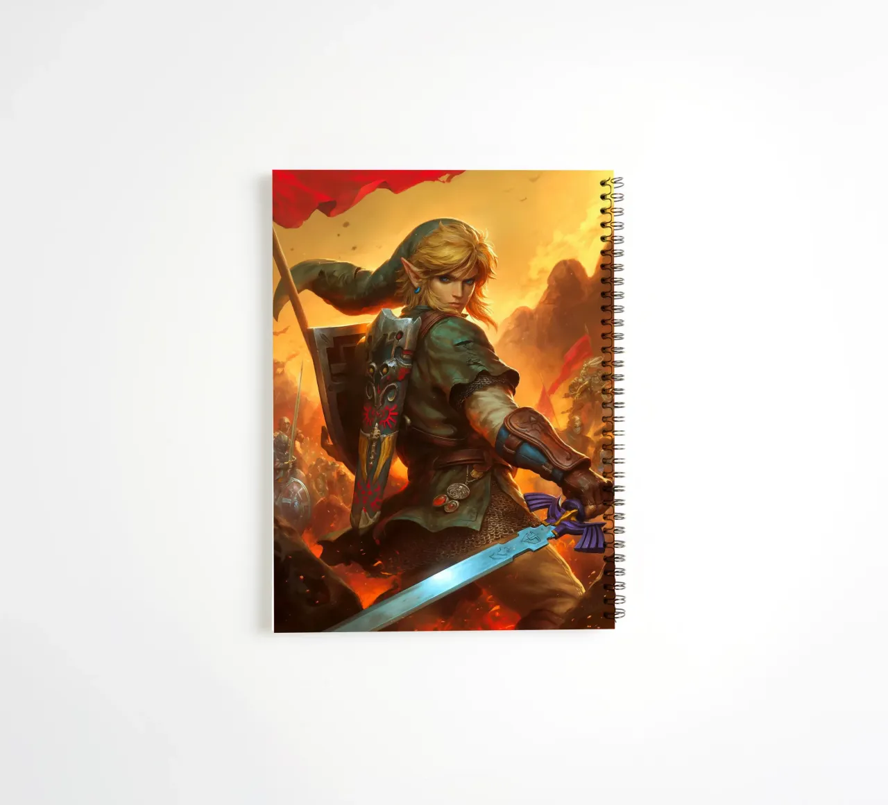 Link La leggenda di Zelda diario ad anelli da Fleur de Lys