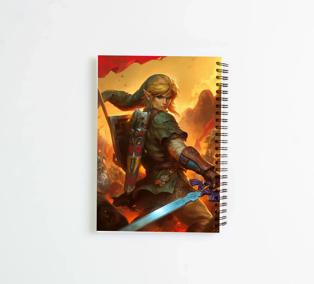 Link La leggenda di Zelda diario ad anelli da Fleur de Lys