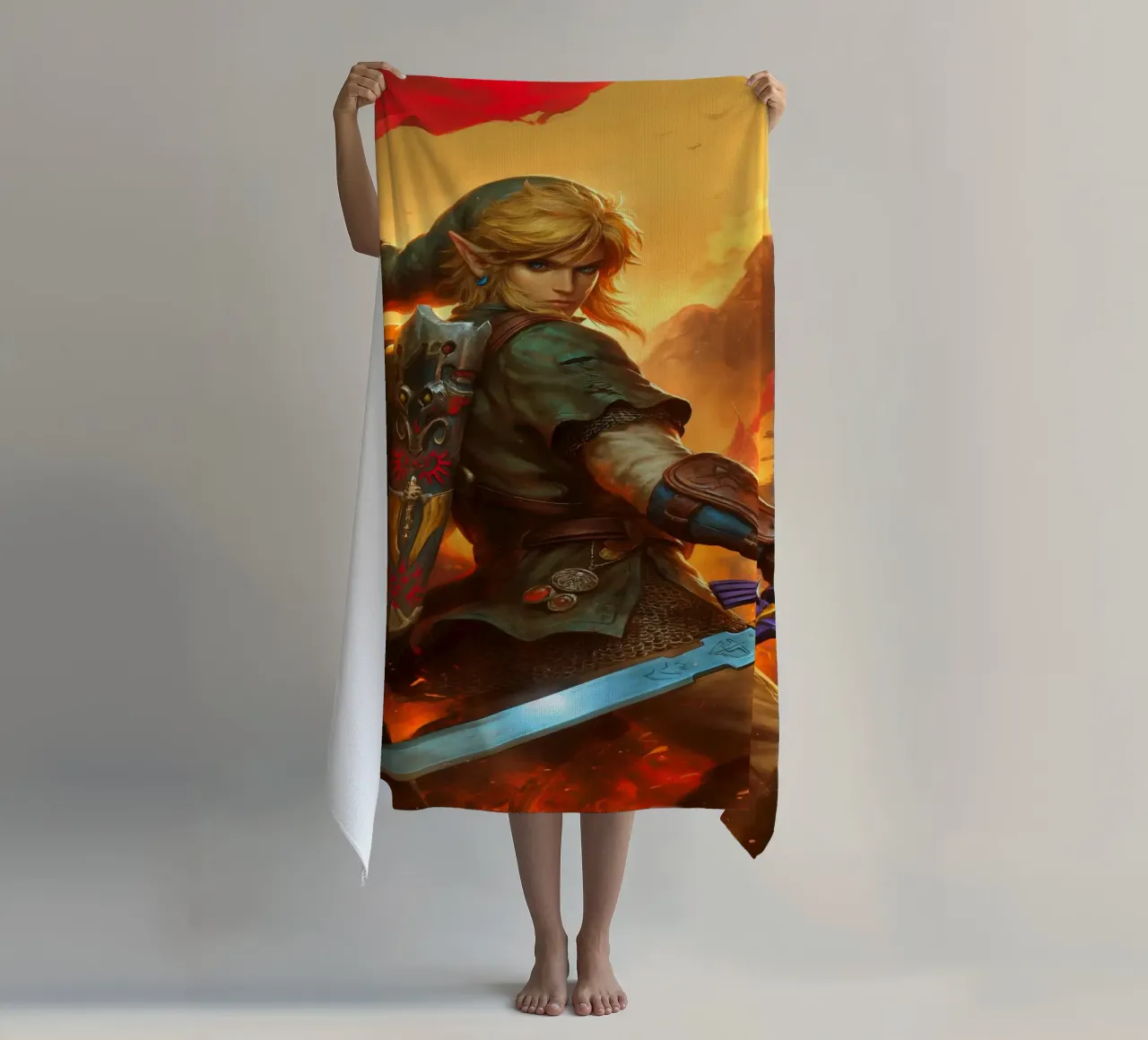Link La leggenda di Zelda telo mare da Fleur de Lys