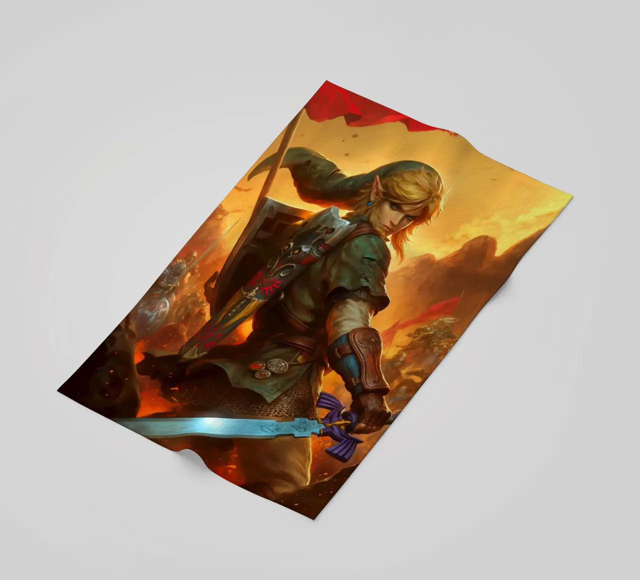 Link La leggenda di Zelda telo mare da Fleur de Lys