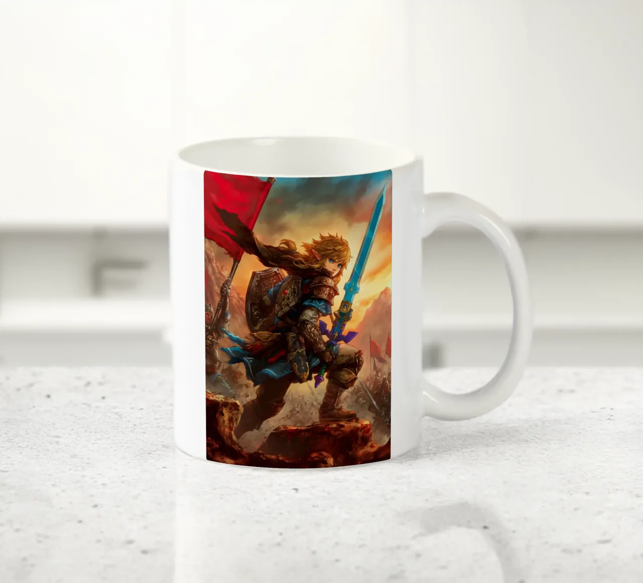Link La leggenda di Zelda tazza in ceramica da Fleur de Lys