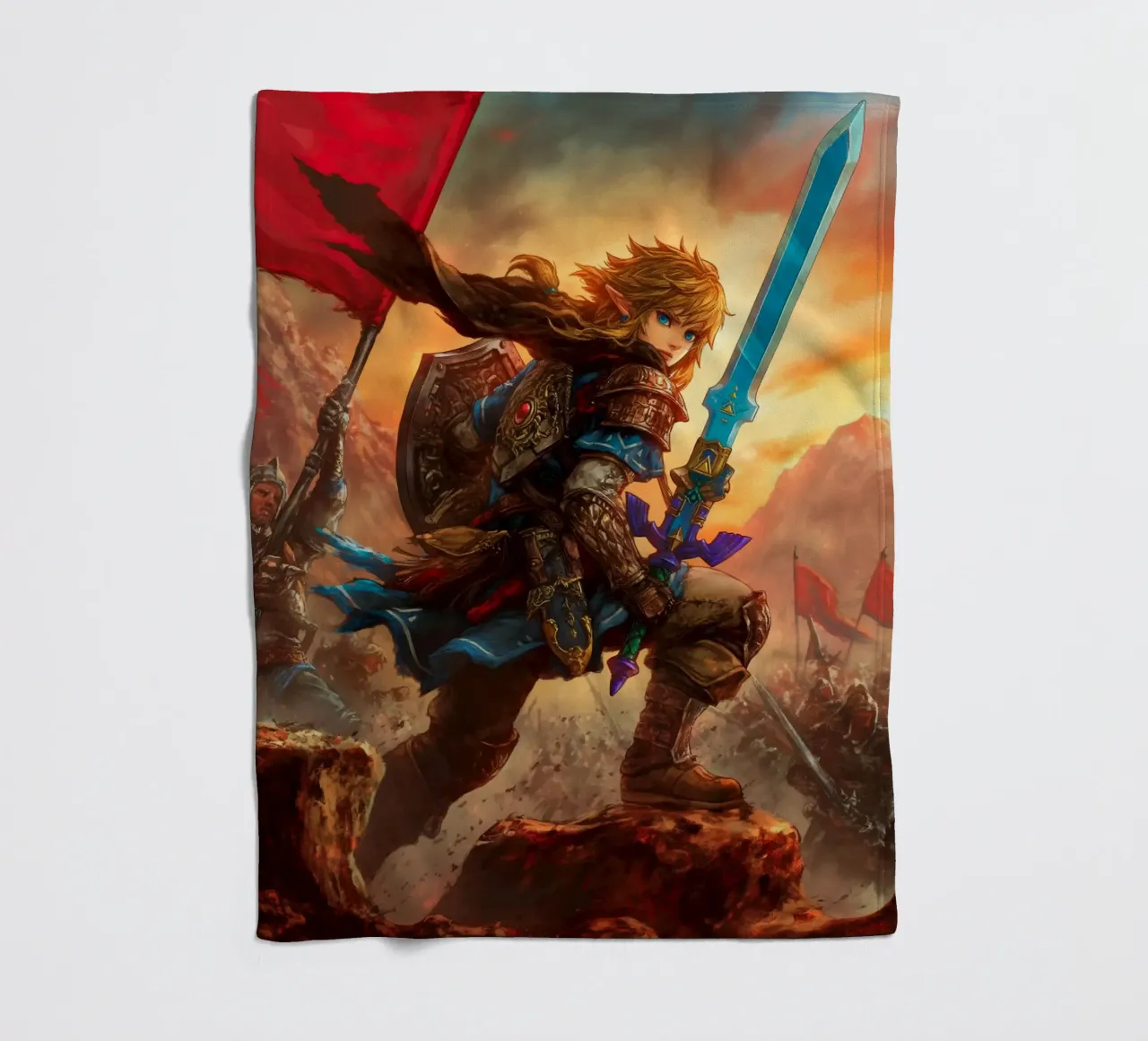 Link La leggenda di Zelda coperta in pile da Fleur de Lys