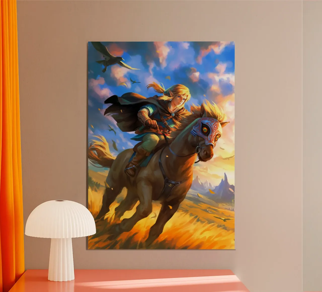 Link La leggenda di Zelda alluminio dibond da Fleur de Lys