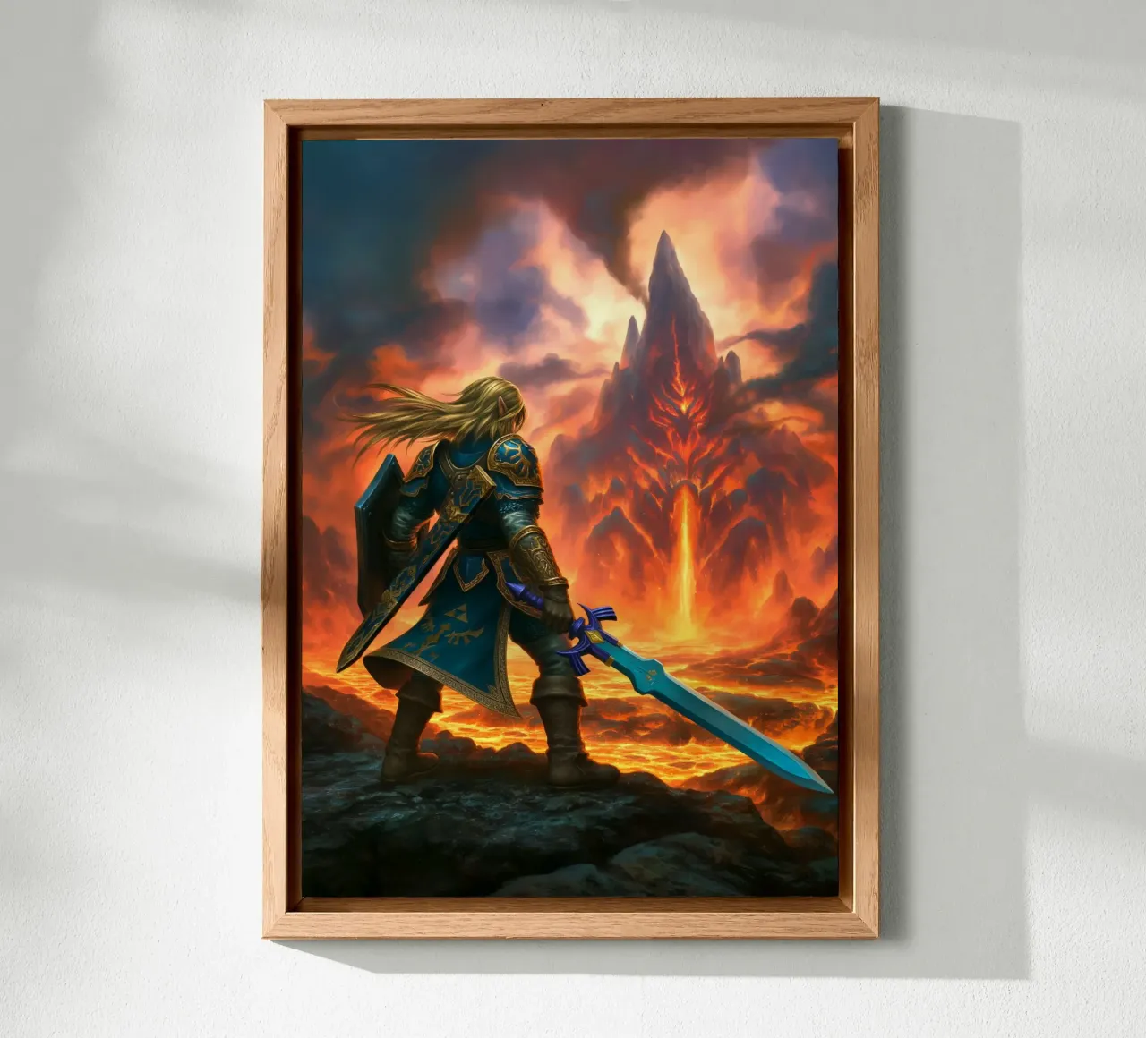 Link La leggenda di Zelda alluminio dibond da Fleur de Lys
