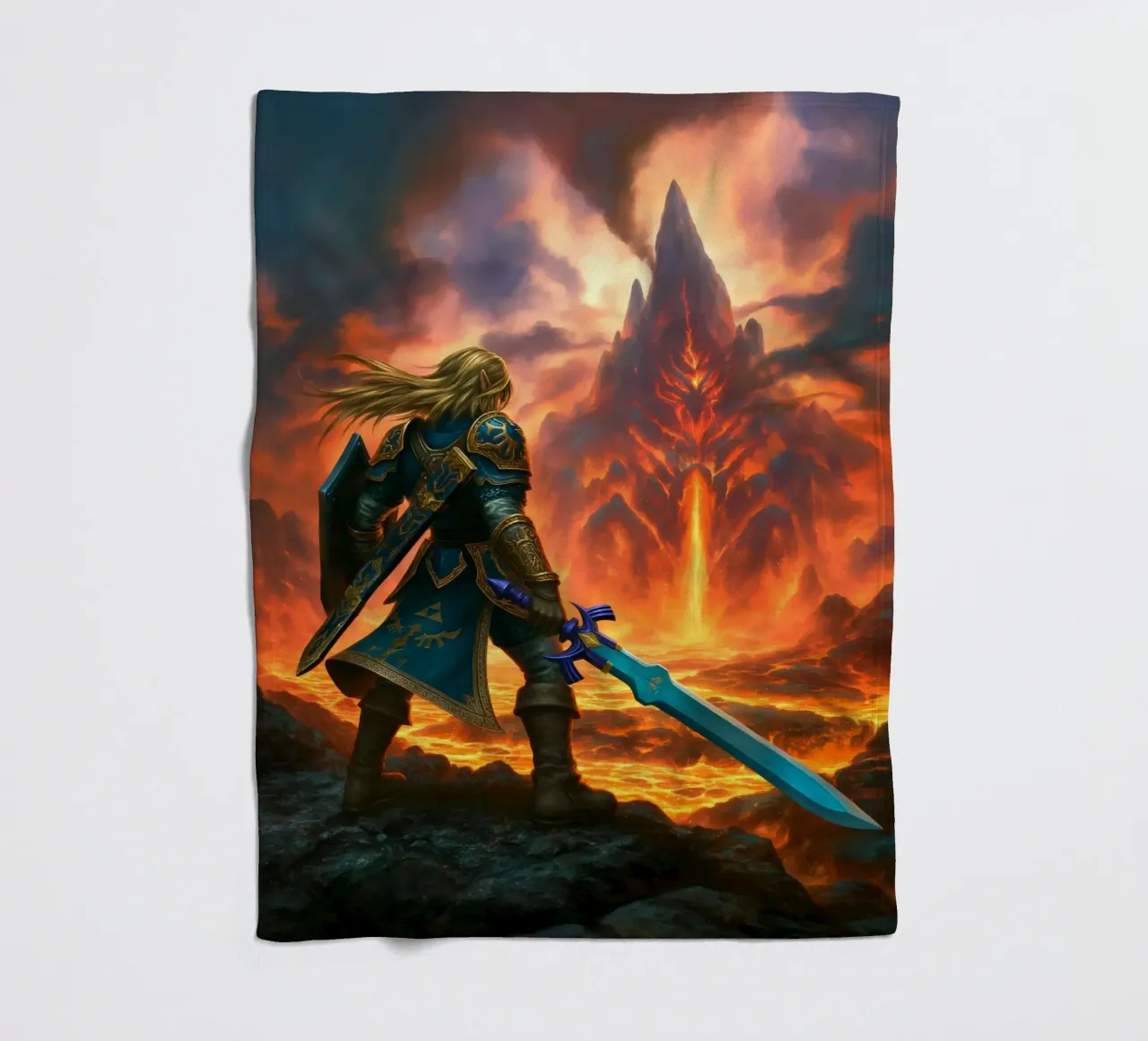 Link Die Legende von Zelda Fleecedecke von Fleur de Lys