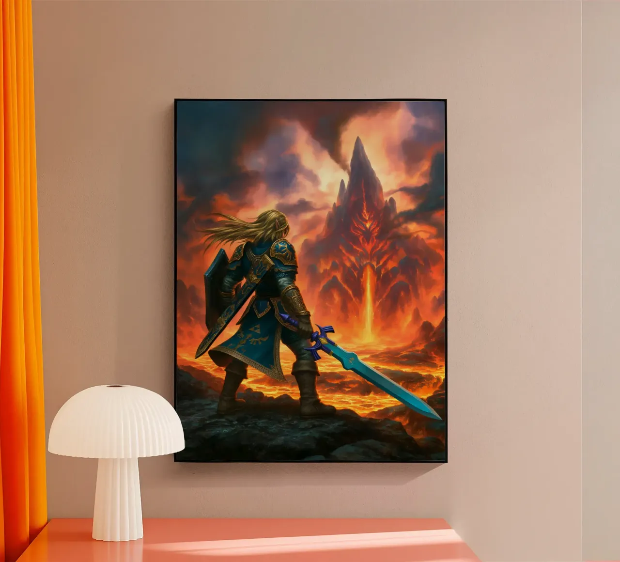 Link La leyenda de Zelda metacrilato de Fleur de Lys