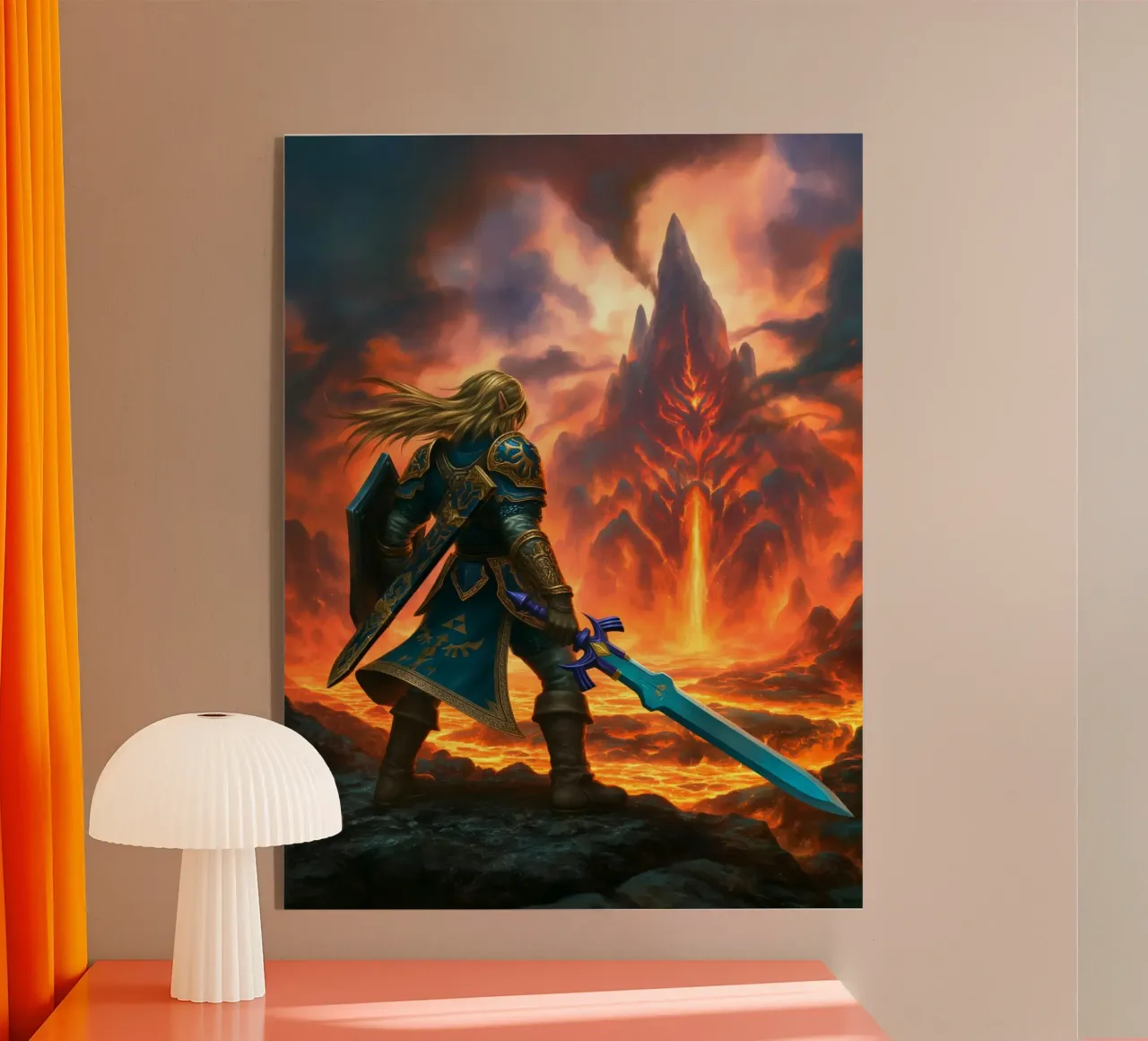 Link La leyenda de Zelda metacrilato de Fleur de Lys