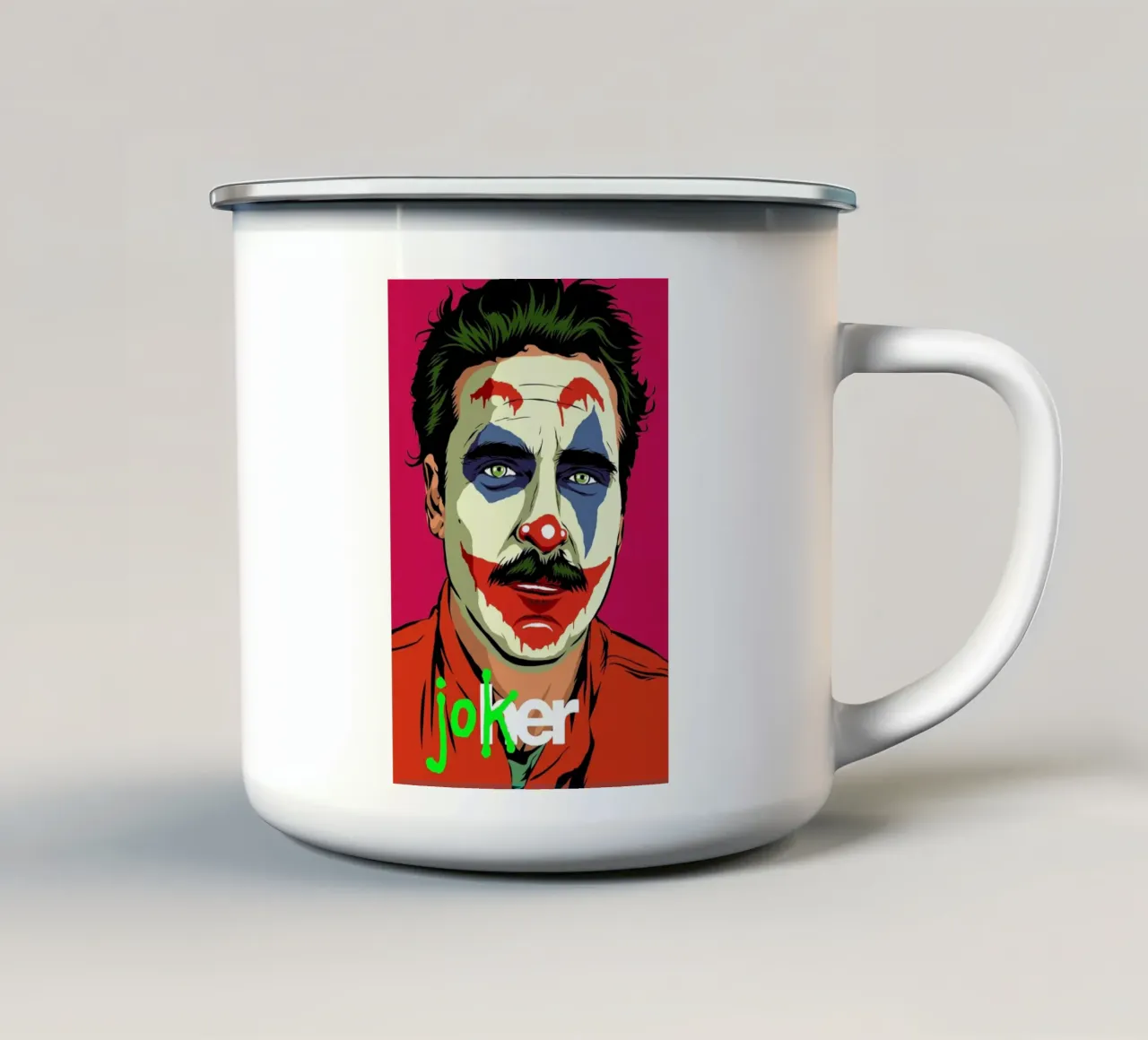Joker 2 tazza in smalto da Butcher Billy