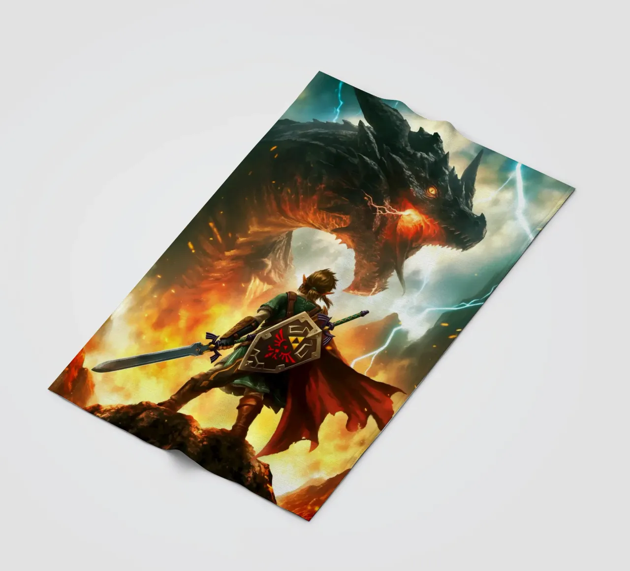 Link La leggenda di Zelda coperta in pile da Fleur de Lys