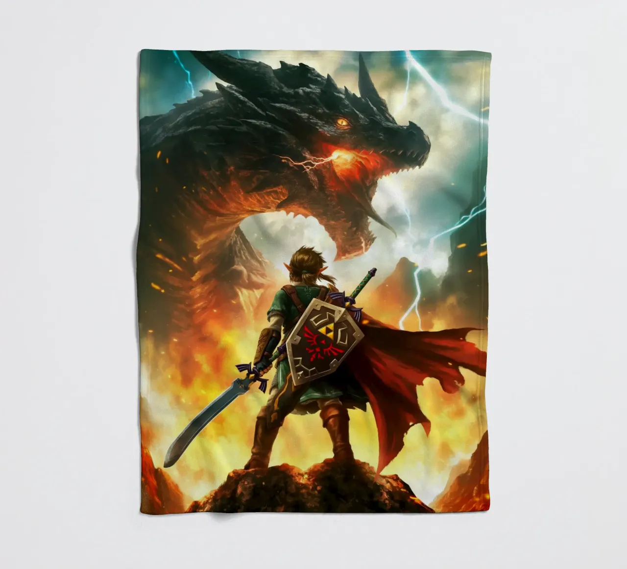Link La leggenda di Zelda coperta in pile da Fleur de Lys