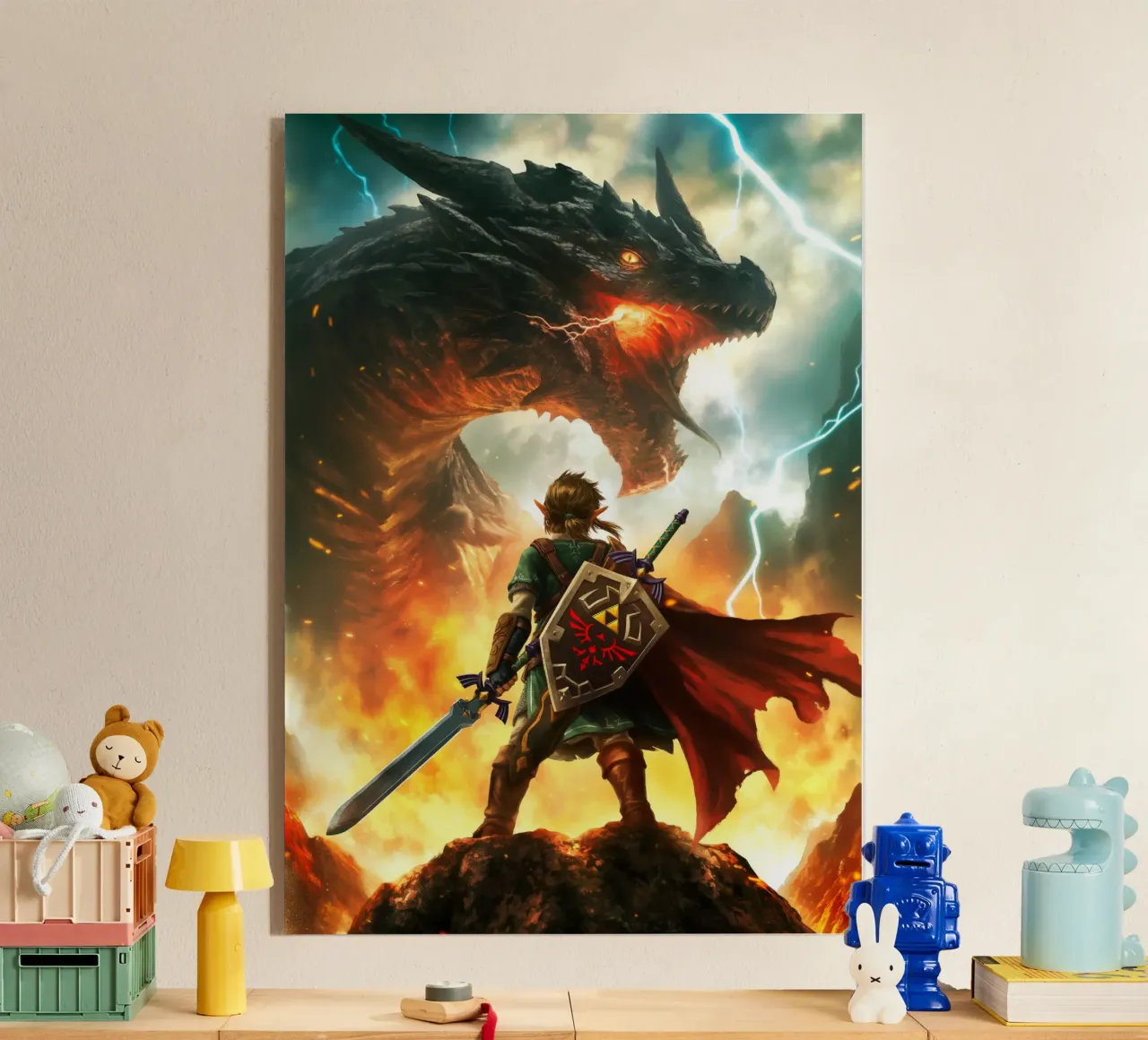 Link La leyenda de Zelda metacrilato de Fleur de Lys