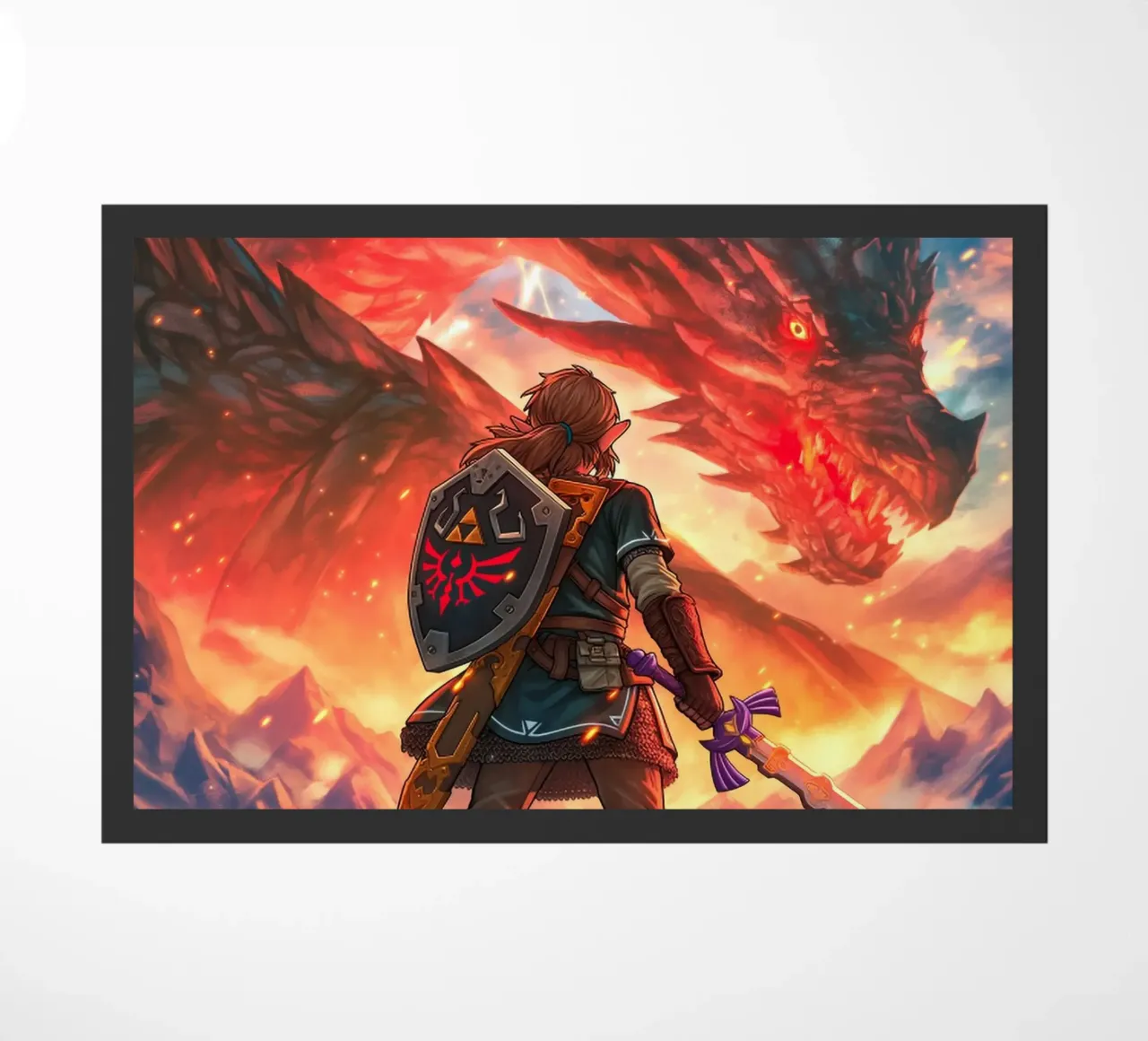 Link La leggenda di Zelda zerbino da Fleur de Lys