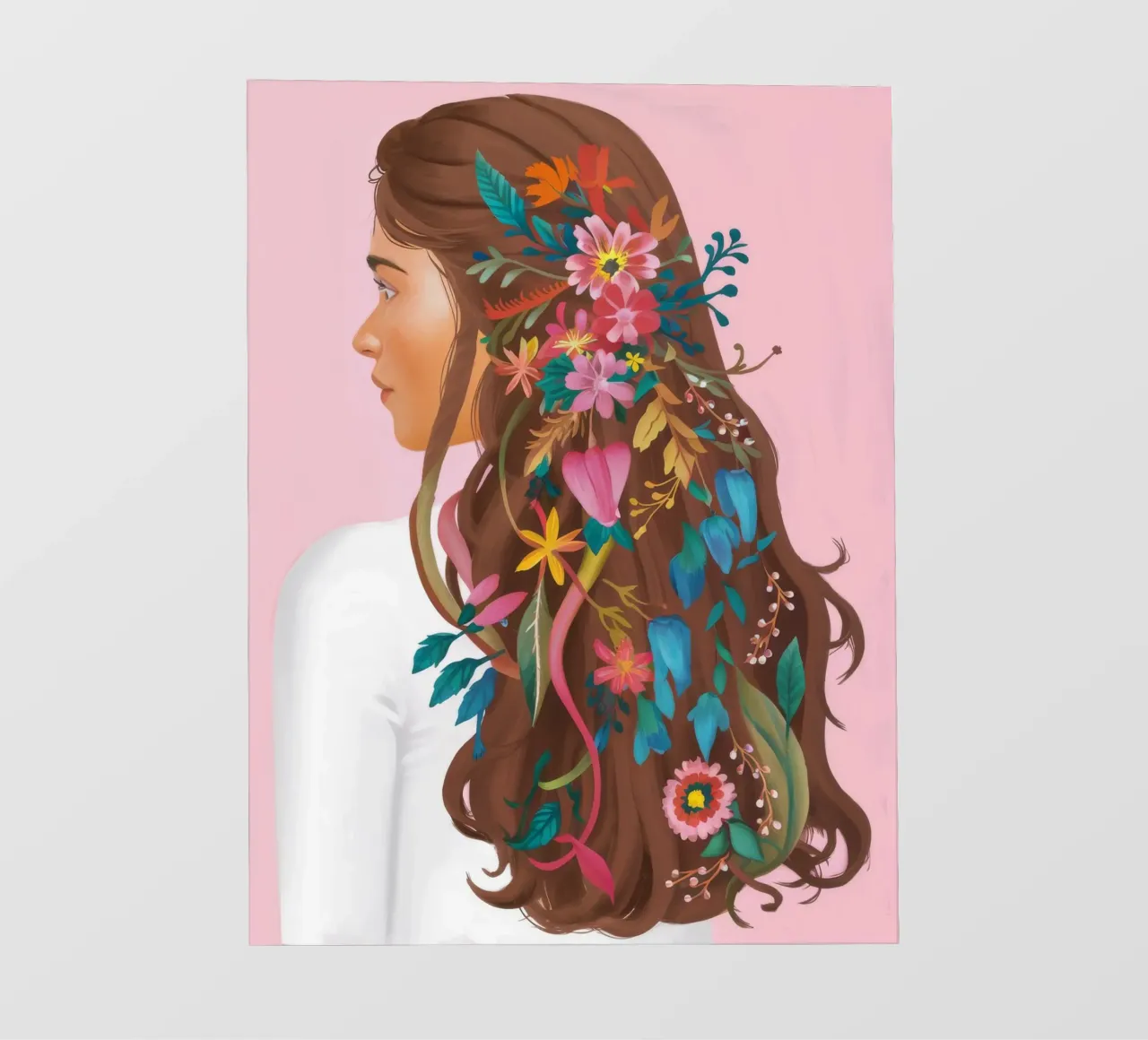 Reverie floreale per capelli telo in pvc da Arcane Shade