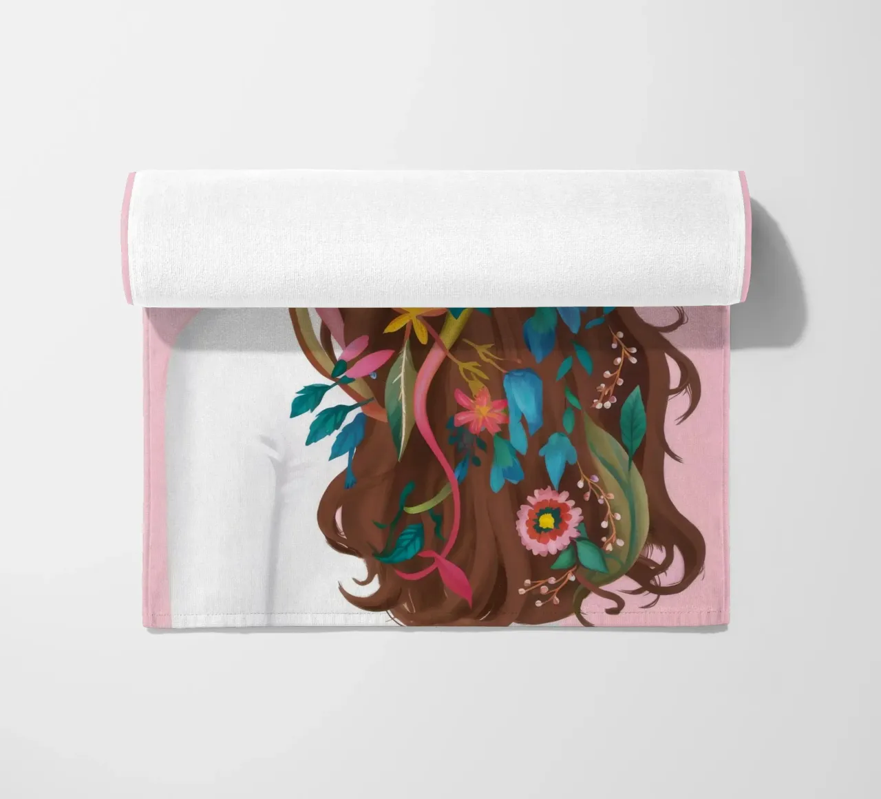 Reverie floreale per capelli telo mare da Arcane Shade