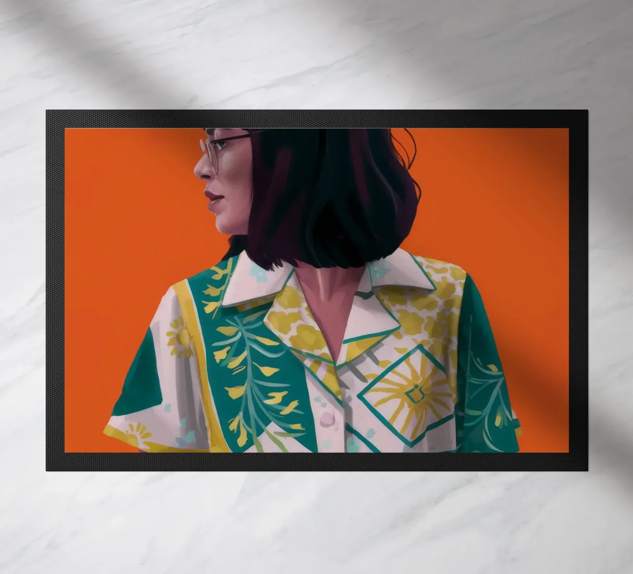 Sguardo retrò Tropico zerbino da Arcane Shade