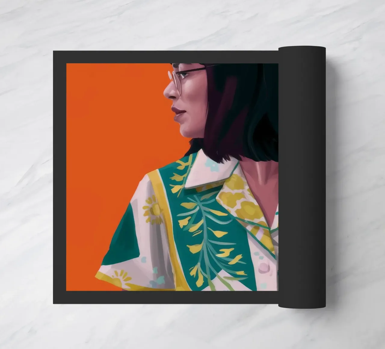 Sguardo retrò Tropico zerbino da Arcane Shade