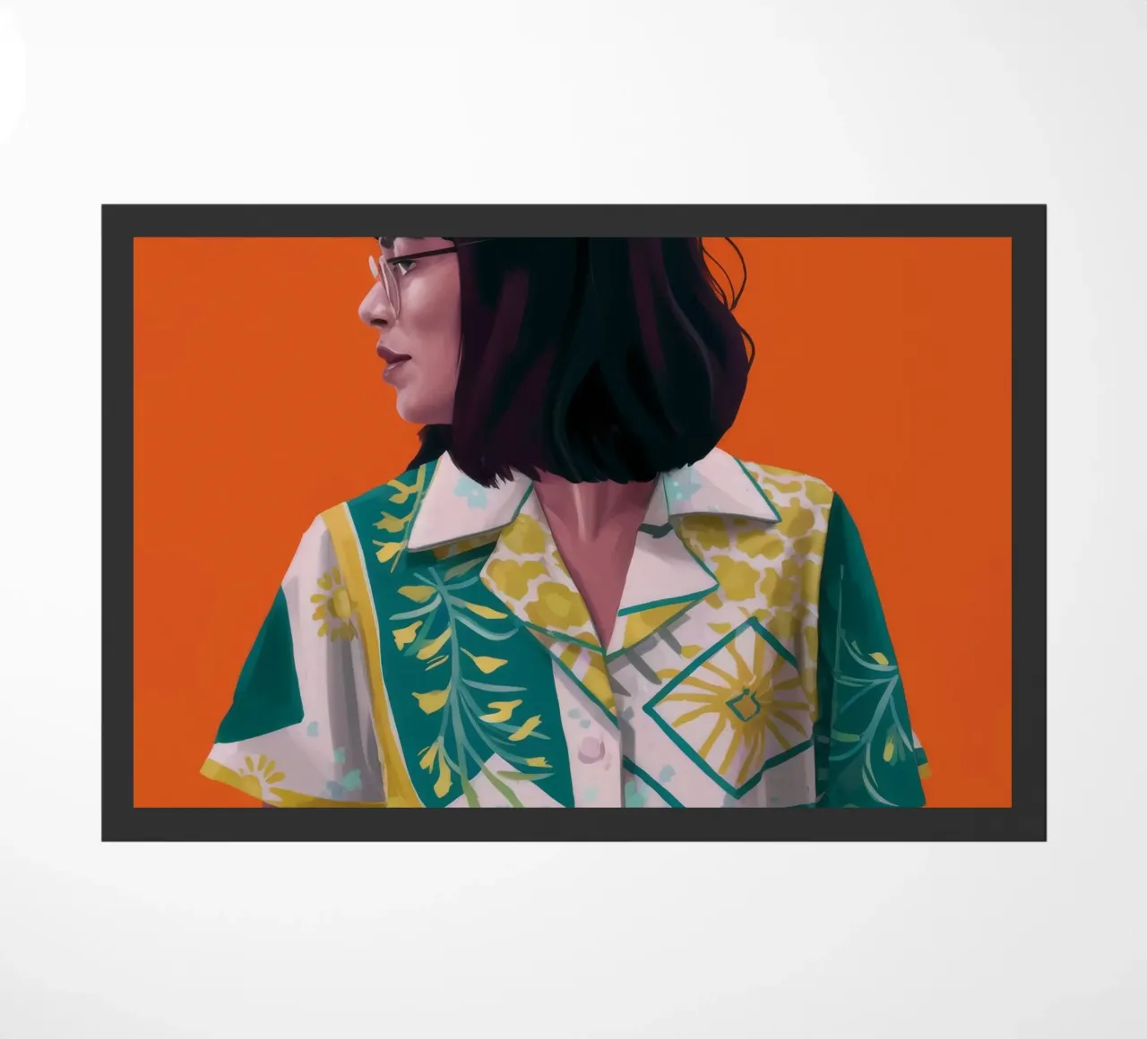 Sguardo retrò Tropico zerbino da Arcane Shade