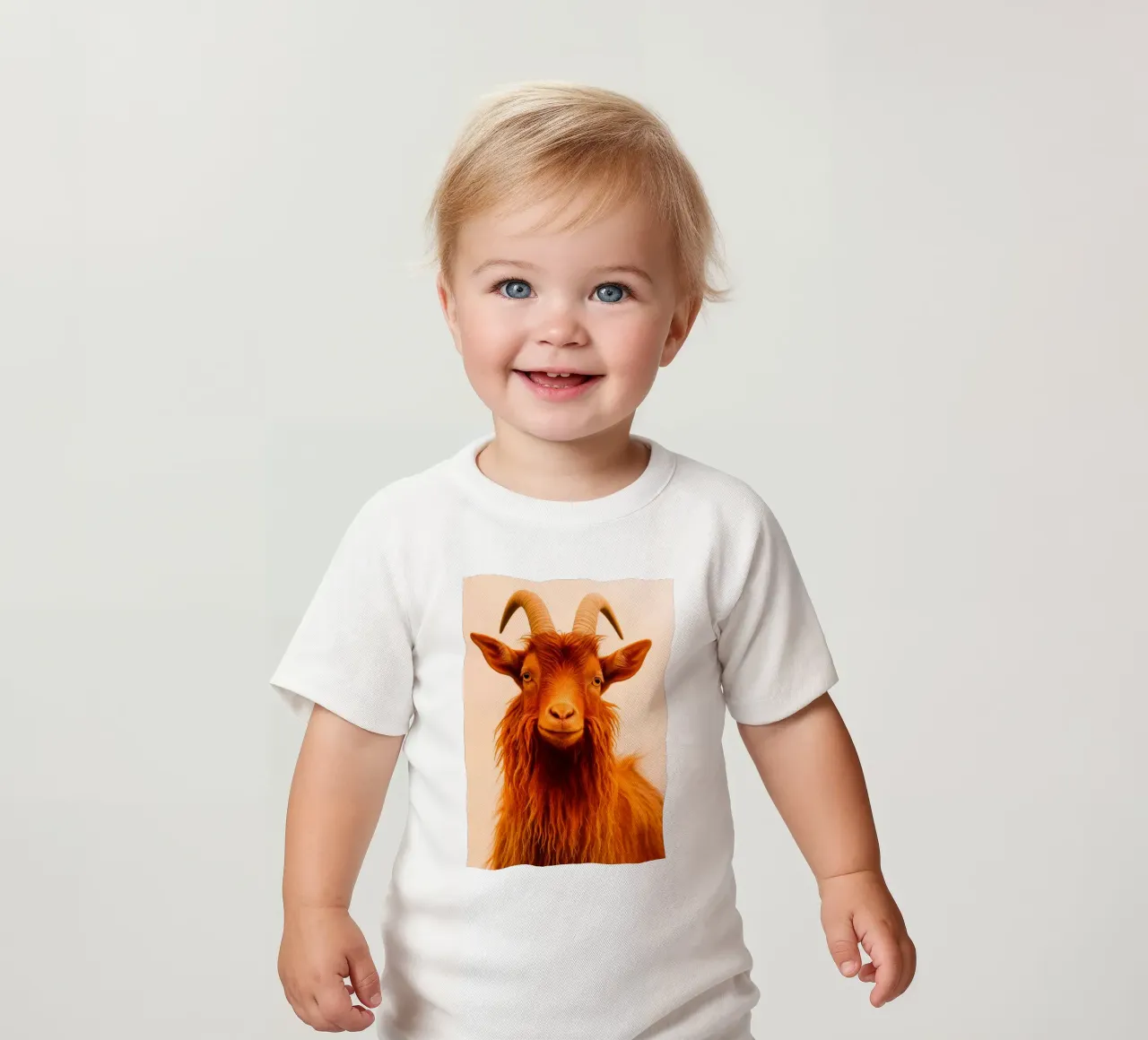 Bergziegengesicht Baby T-Shirt von kukupuu