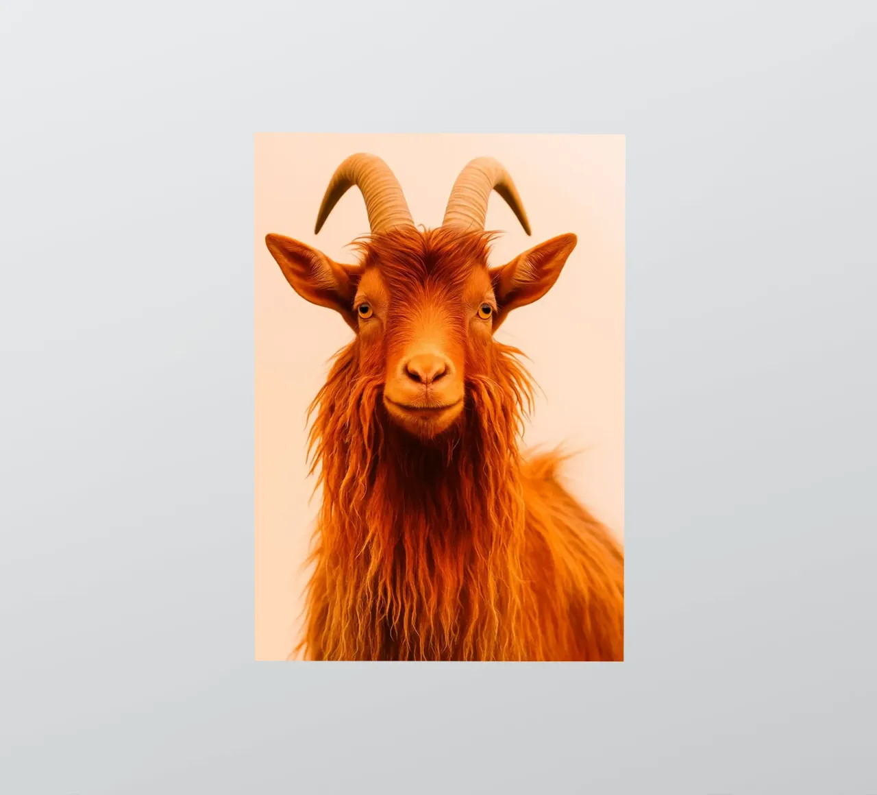 Mountain Goat Face sticker by kukupuu
