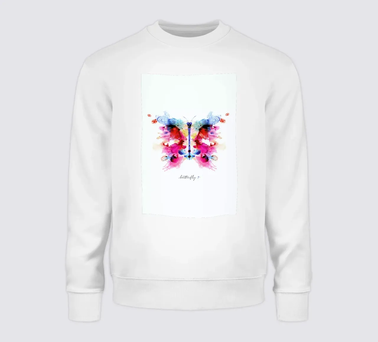 Ink Butterfly Iridescent II felpa da Flora & Fauna