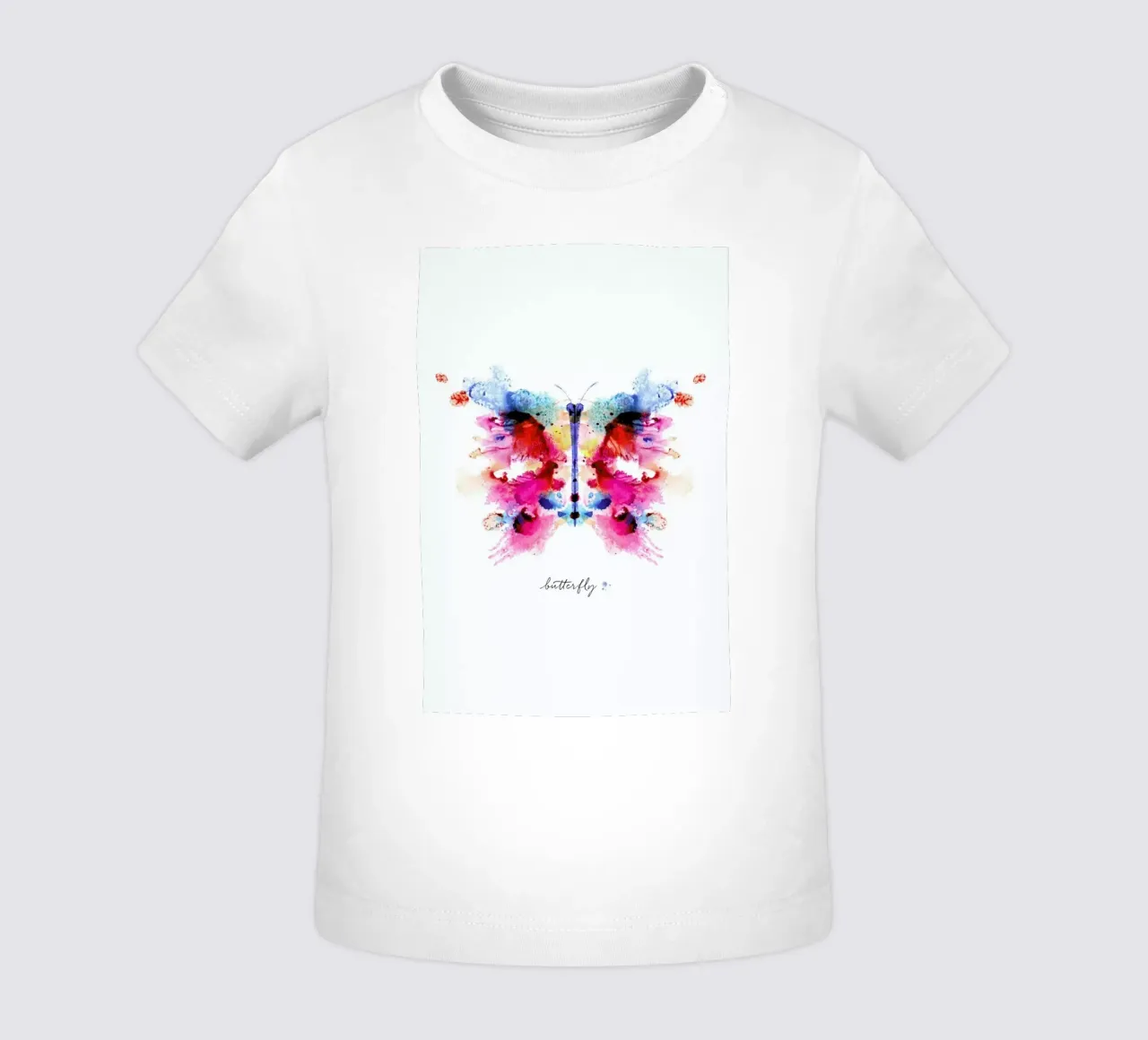 Ink Butterfly Iridescent II maglietta neonato da Flora & Fauna