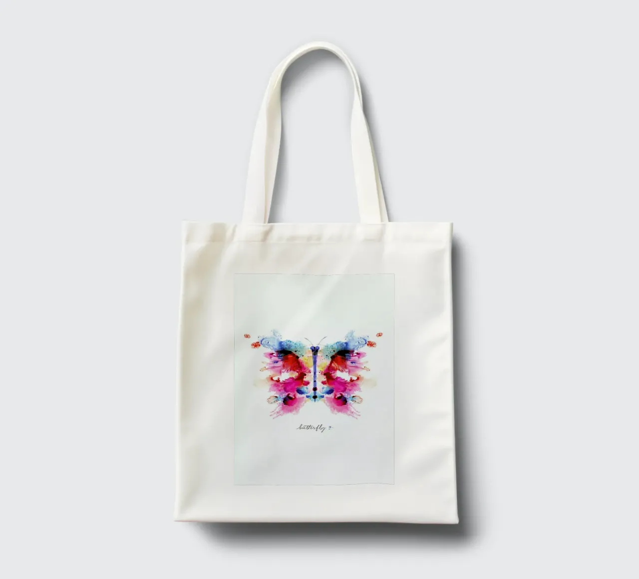 Ink Butterfly Iridescent II borsa in juta da Flora & Fauna